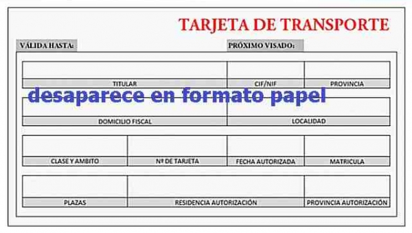 Autorización de transporte por carretera